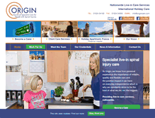 Tablet Screenshot of origincare.com